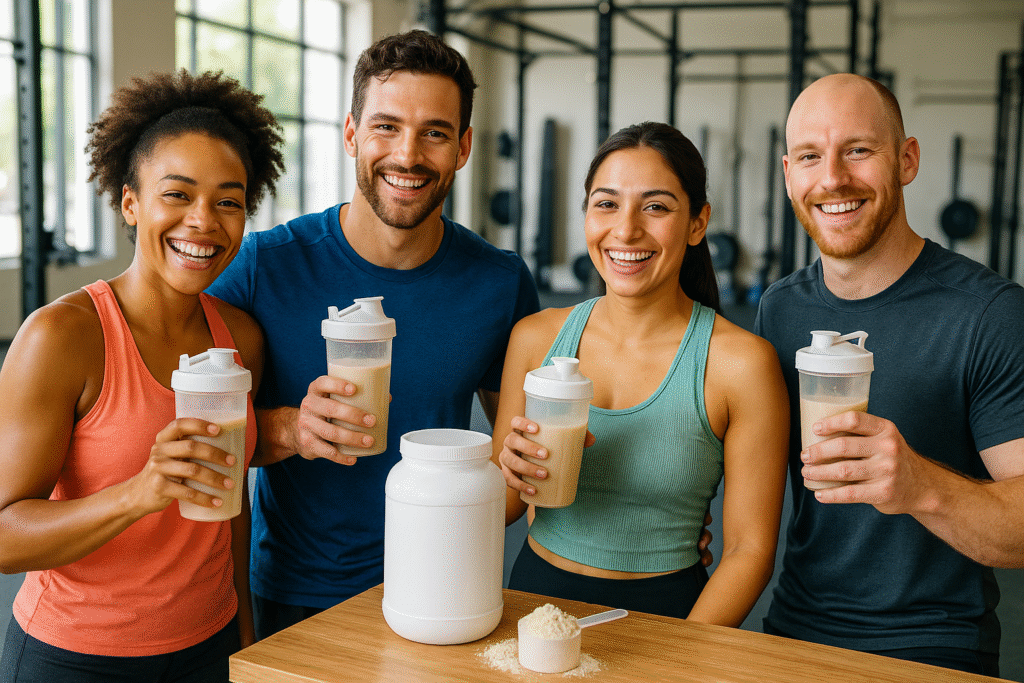 descanso saludable en el gimnasio